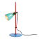 Aluminor vintage Memphis multicoloured desk lamp, 1980s