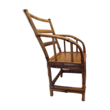 Rattan armchair for children vintage 50's