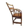 Rattan armchair for children vintage 50's