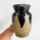 Antique carafe in flamed enamelled ceramic