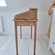 Solid wood tiered desk in a country style