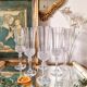 6 Champagne flutes, Arques crystal, Valencay model