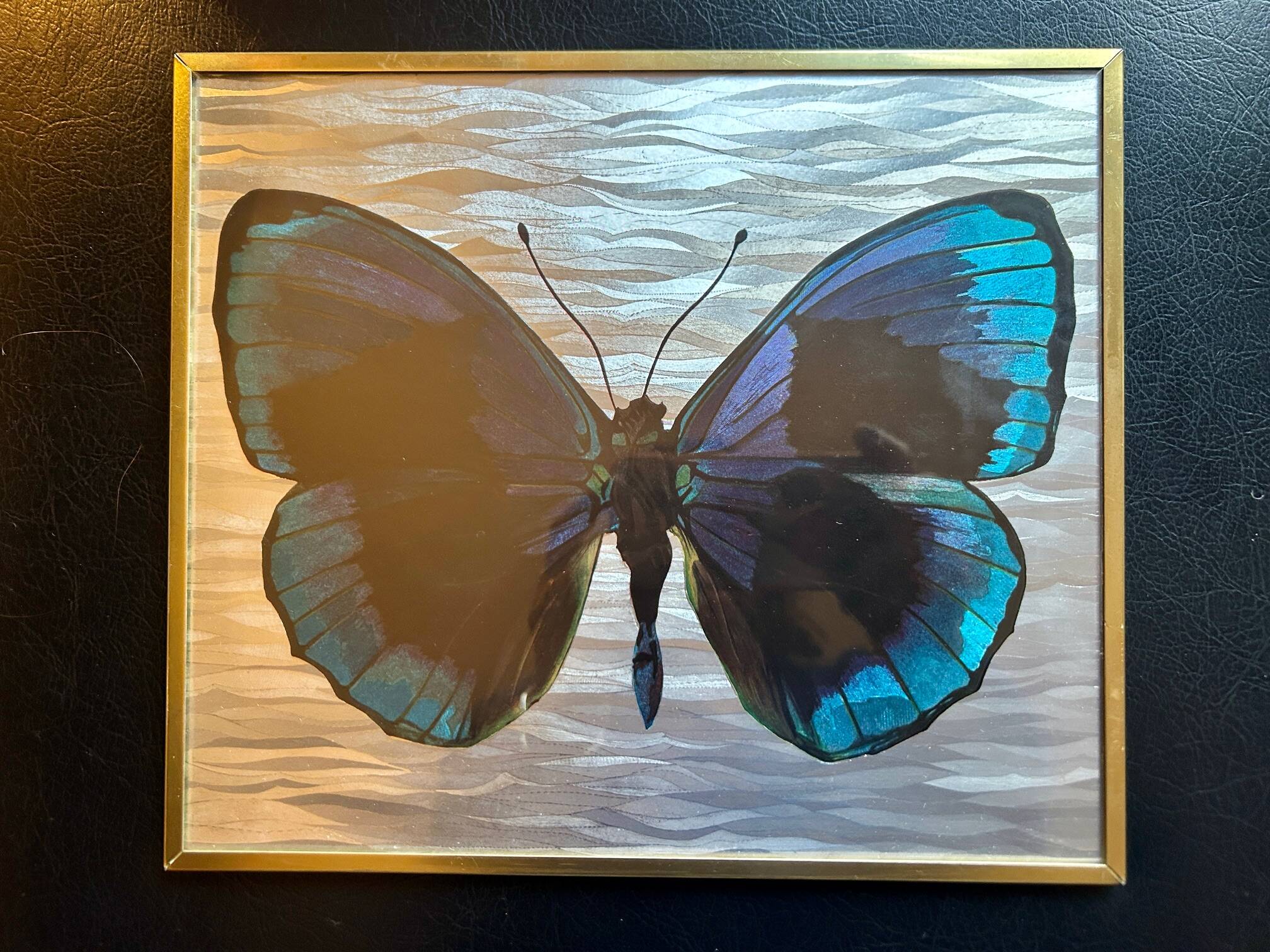 70s butterfly frame