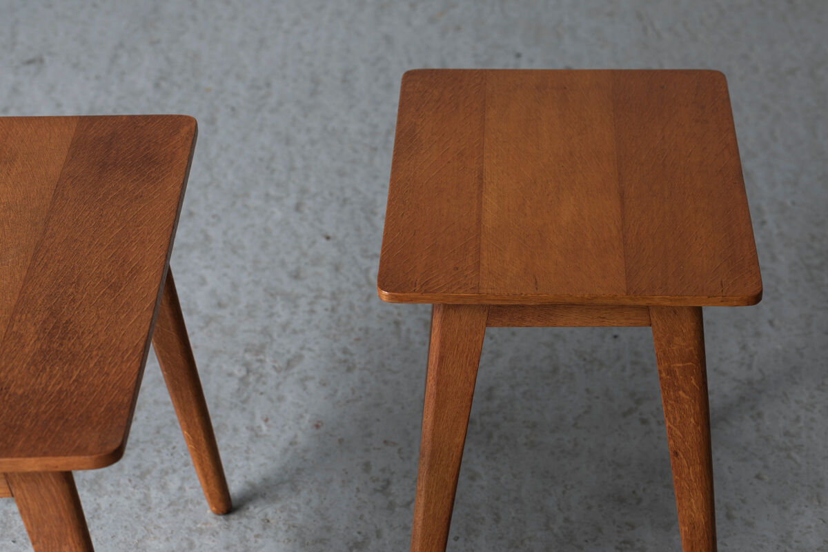 Set of nesting tables in teak, Dutch design, 1960’s