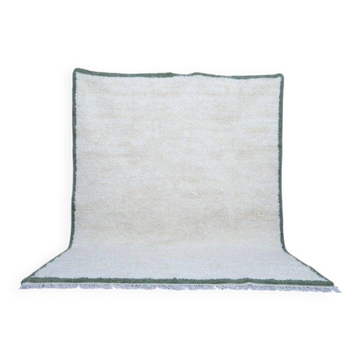 Tapis en laine pure fait main traditionnelle taille 2/3 m