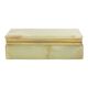 Vintage Italian Smoker's Box Jewelry Box Onyx Natural Stone