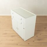 Interlübke vintage cabinet with metal hinges and minimalist handles
