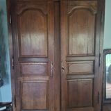 Large antique wardrobe