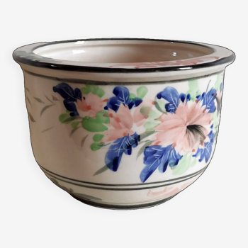 Reversible painted plant pot