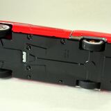 Red Cadillac 50s model car, made of metal, vintage from the 1970s