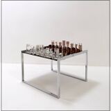 20th-century chess table by Michel Durand - 1970s