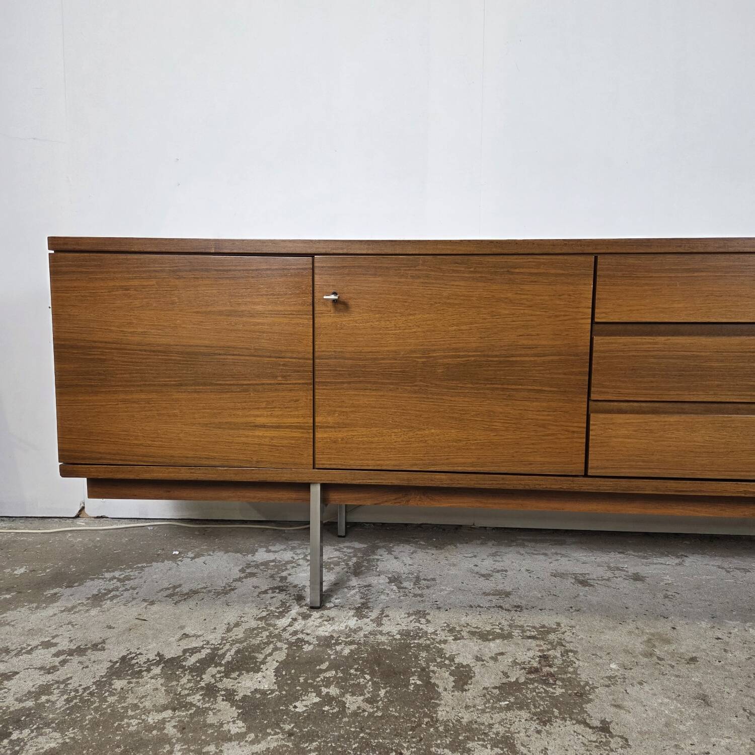 Helmut Magg 280 cm long! Vintage rosewood sideboard from the 1960s.
