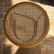 Tabouret cannage vintage