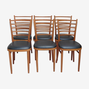 Suite de 6 chaises thonet