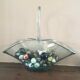 Candy basket blown glass