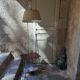 Lampadaire année 50 en laiton style vintage