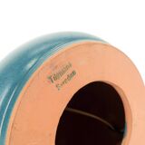 Scandinavian blue ceramic lamp Tilgmans Keramik 1960