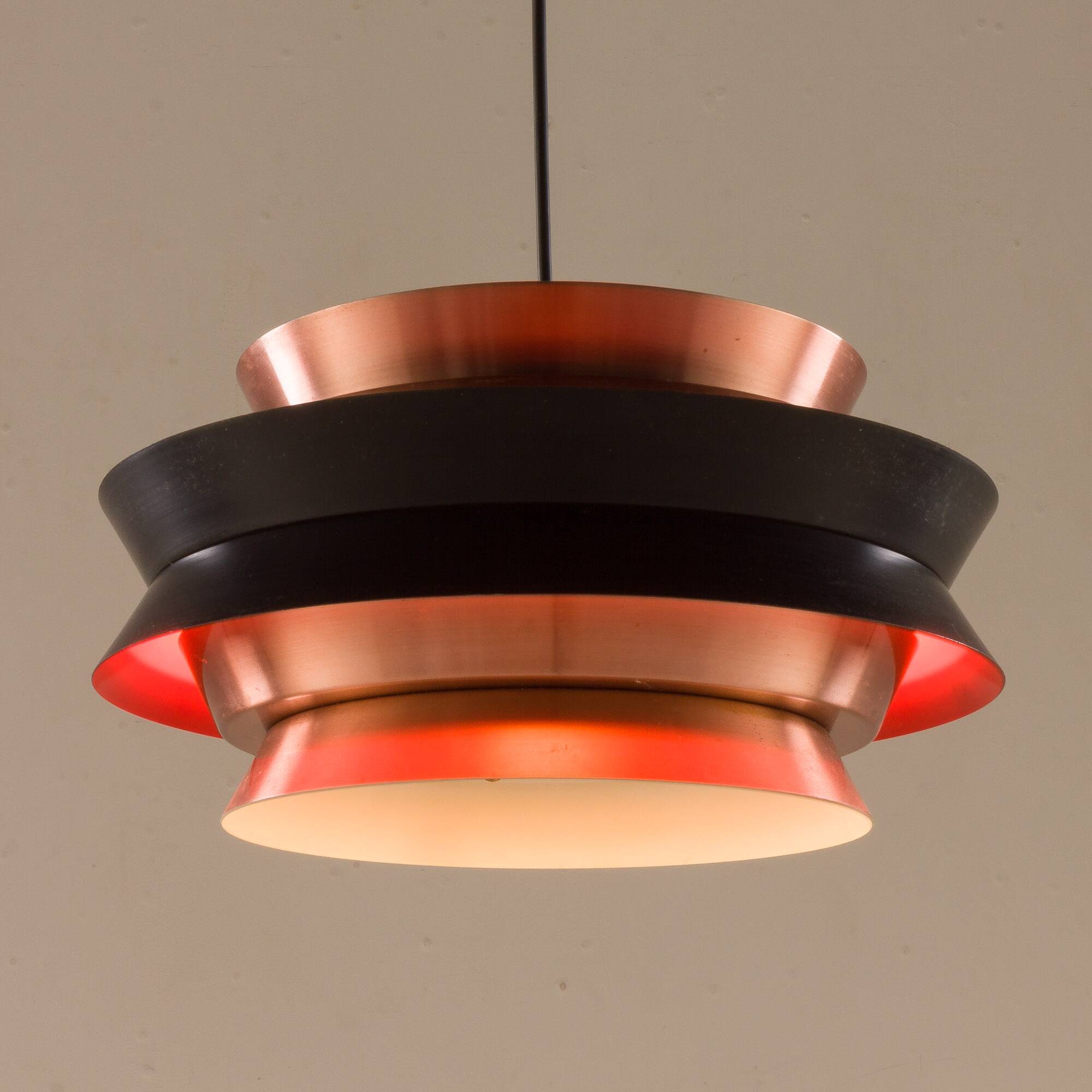 Carl Thore Trava pendant lamp for Granhaga, Sweden 1970s