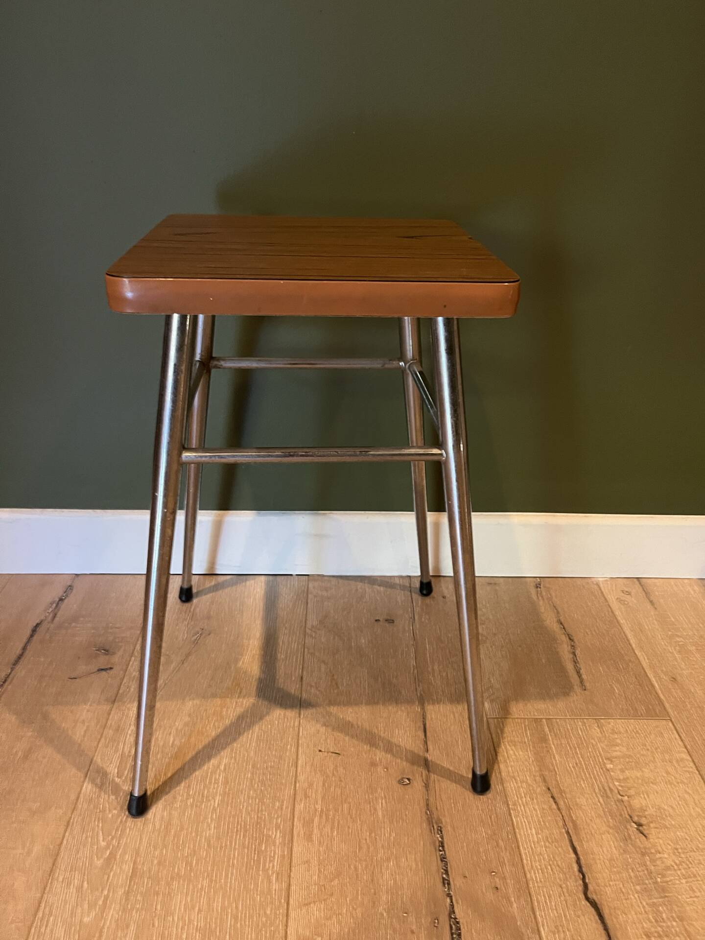 Formica beech stool