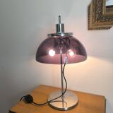 Space age mushroom lamp smoked plexiglass