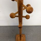 Pine parrot coat rack from the 70s