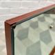 Vintage Rectangular Wall Mirror Teak Frame #D499 122x45cm