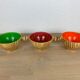 3 bowls Vallauris Grandjean Jourdan, ceramic wood effect 60