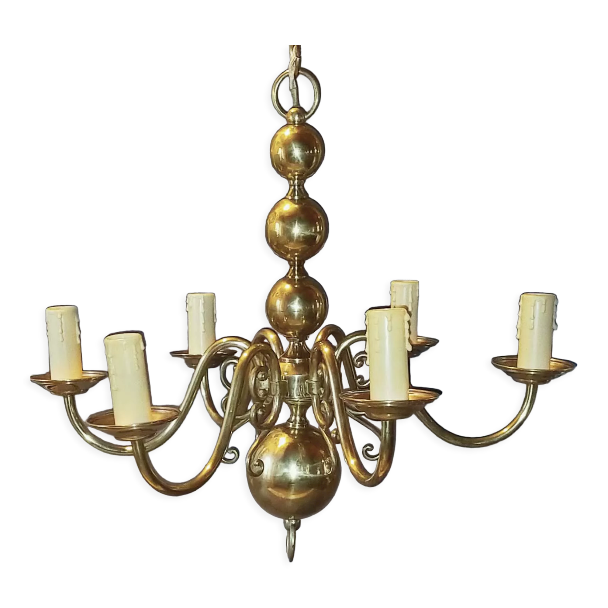 Dutch chandelier 6 lights