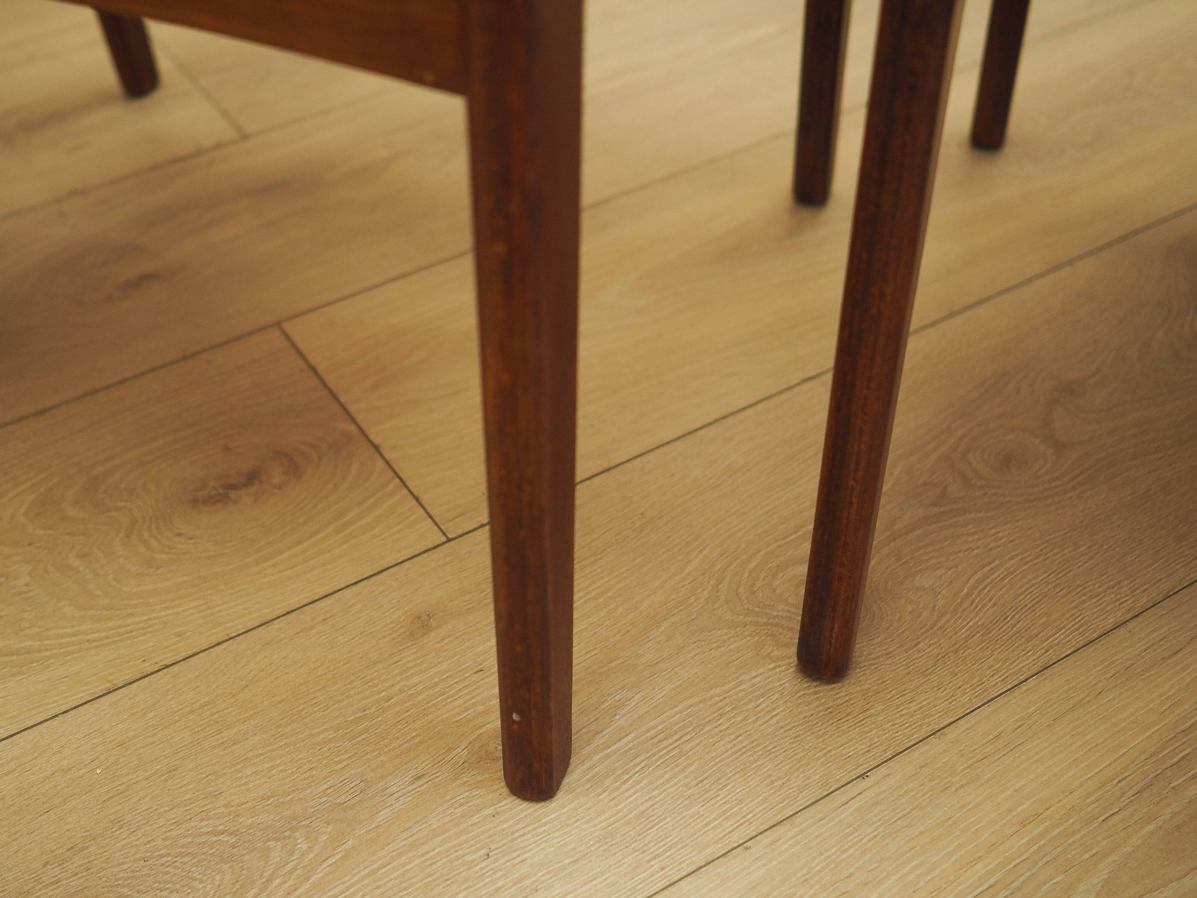 Set of four teak chairs, Danish design, 1970s, made in Denmark