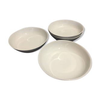 Lot of 4 hollow porcelain plates Waterling Bavaria
