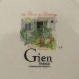 Gien, De Paris à Giverny, assiette à canapés