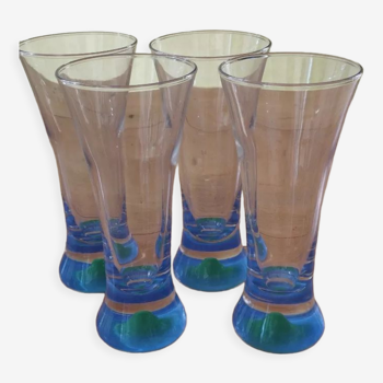 4 pastis glasses