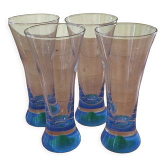 4 pastis glasses