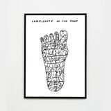 David Shrigley, Complexity of the Foot, 2020