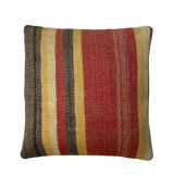Housse de coussin kilim turc vintage, 40 x 40 cm