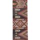 Vintage Turkish Oushak Handwoven Rug 77x387 cm