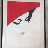 Vintage Framed Serigraph D Almeto Dalla Costa Artist Italian Art