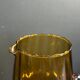 Amber textured glass water service, 1 jug + 5 glasses - Ref 1399