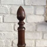 Wooden library staircase