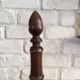 Wooden library staircase