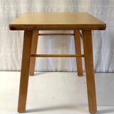Solid wood side table 60s 70s