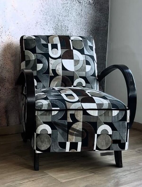 Fauteuil art déco par Jindrich Halabala