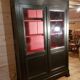 Bookcase louis Philippe patinated black.