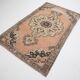 5x8 Vintge Peach & Brown Persian Vintage Rug, 140x247Cm