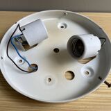 Square glass flush mounted ceiling or wall lamp
