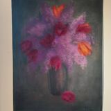 Nature morte aux coquelicots, signée et datée 1972