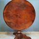 Gueridon Louis Philippe in mahogany with tilting top