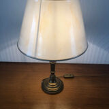 Lampe vintage pied en laiton