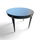 Black wooden table in Empire style