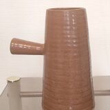 Pitcher in sandstone ringed by Arts Ceram - 70s